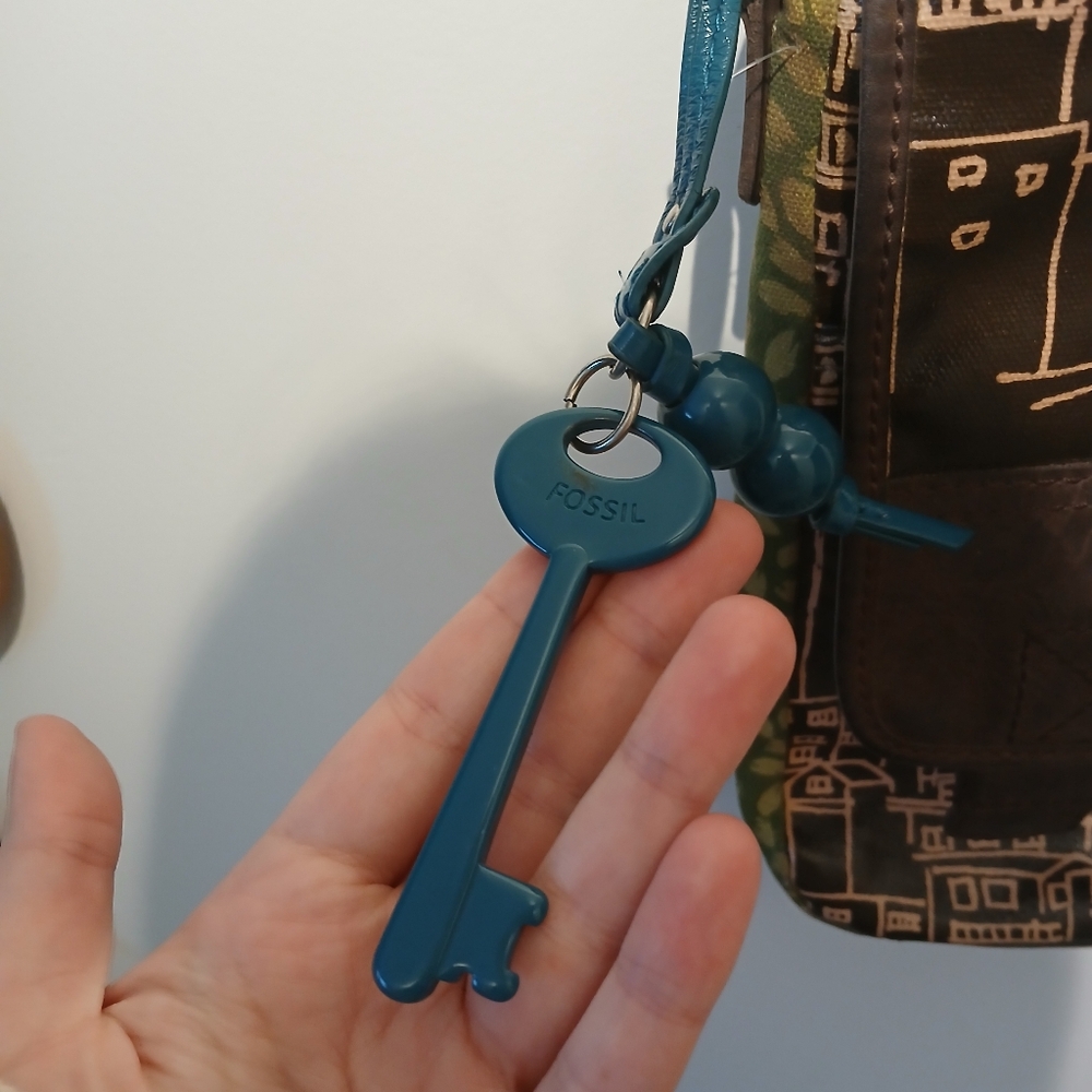 Fossil Key-Per City Scene Crossbody Or Shoulder Messenger Bag - Picture 3 of 14